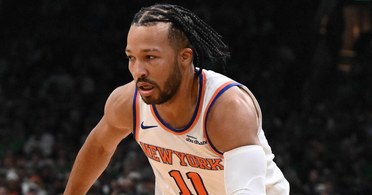 NBA finals: brilliant Brunson leads surging Knicks to victory over Spurs in Game 1