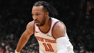 <p>Jalen Brunson #11 of the New York Knicks brings the ball up the court. Pic: Brian Fluharty/Getty Images</p>