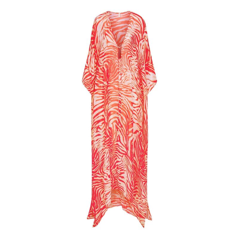  Zebra Print Sheer Long Kaftan, €162, SKIMS at Brown Thomas.