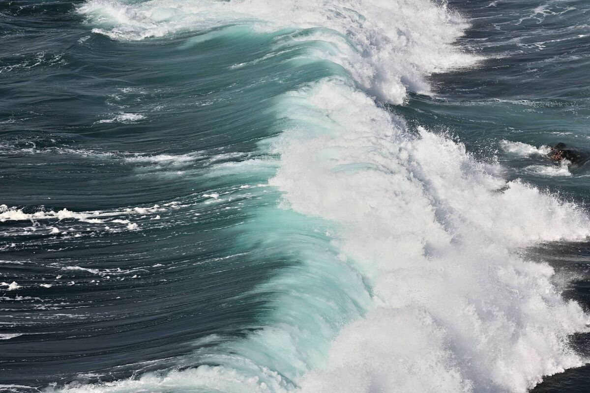 Waves crashing off the Saltee Islands in St George's Channel Waves crashing off the Saltee Islands in St George's Channel