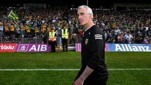 <p>JIM JAM: Donegal manager Jim McGuinness after their All-Ireland SFC clash with champions Kerry in Killarney. Pic: Stephen McCarthy/Sportsfile</p>