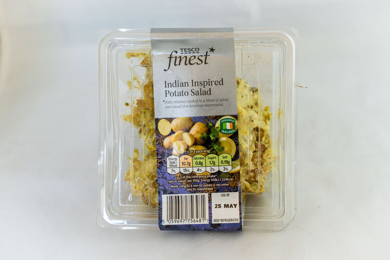  Tesco Finest Indian Inspired Potato Salad.