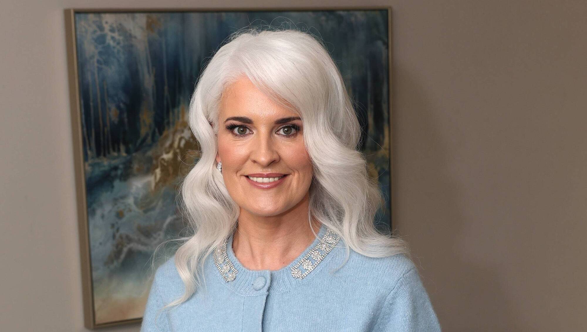 'A golf course accident made me go grey, and learn how to embrace it'