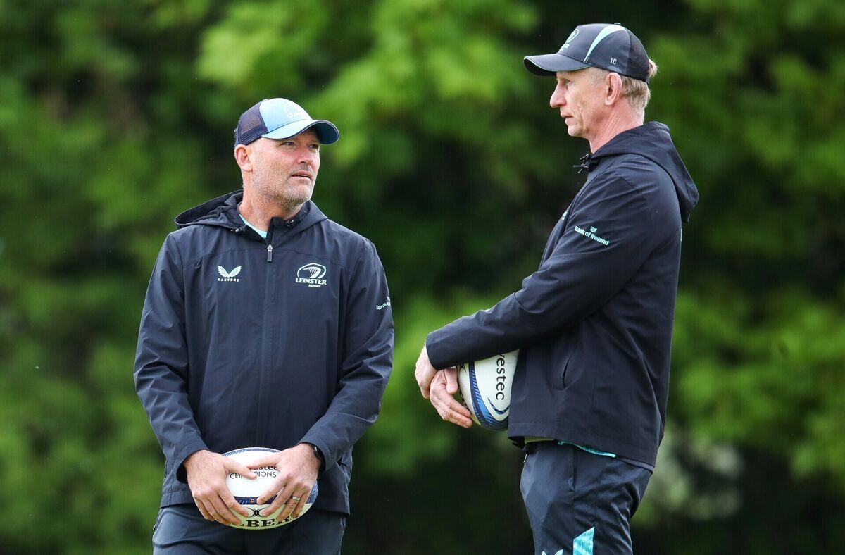 Head coach Cullen says Leinster are lucky to have the double World Cup winner on their ticket. Pic: Grace Halton/Inpho