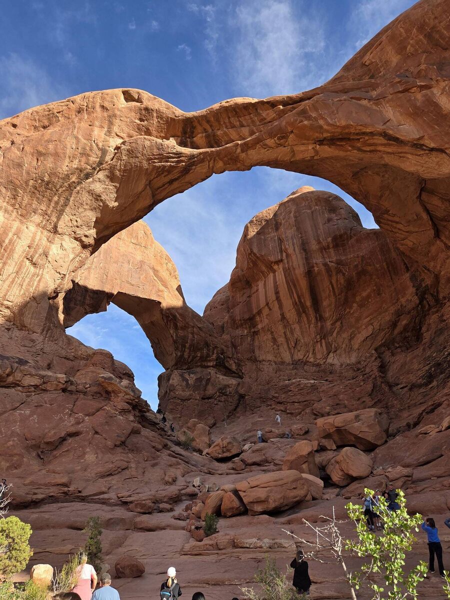 Double Arch in Arches National Park