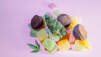 Medical Marijuana Edibles, Candies Infused with CBD HHC or THC Cannabis in food industry