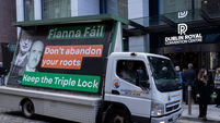 UPLIFT; NEUTRALITY; TRIPLE LOCK; FIANNA FAIL ARD FHEIS