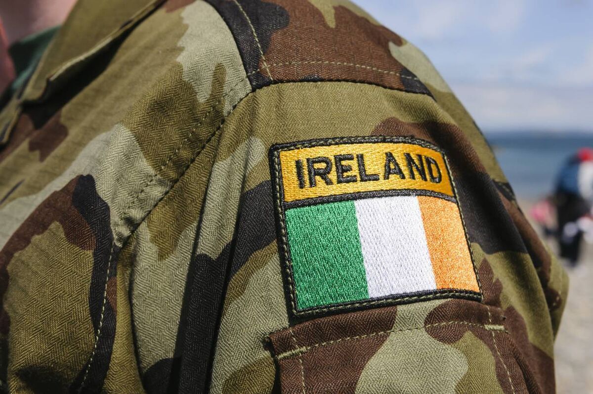 'Few countries can claim our record in peacekeeping. Irish soldiers have served with distinction under the blue helmet for generations.' File picture