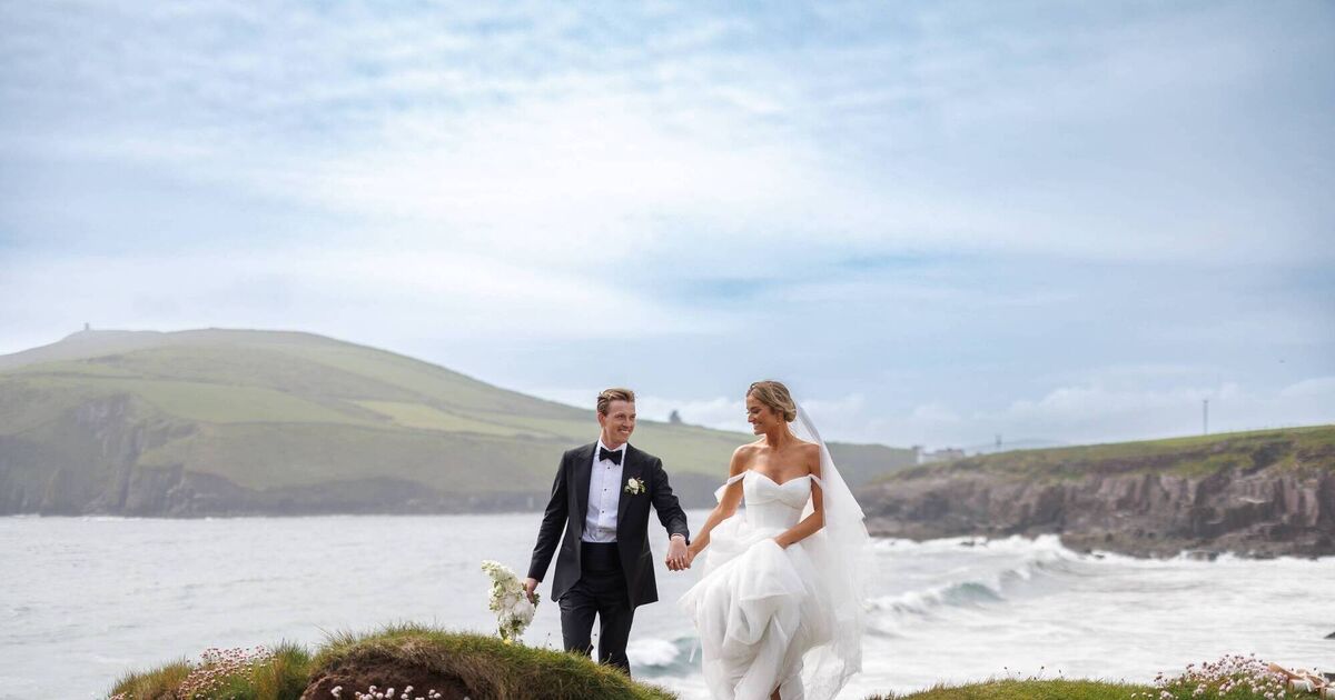 Wedding of the Week: Couple crosses Atlantic to exchange vows at their ‘favourite place on earth'