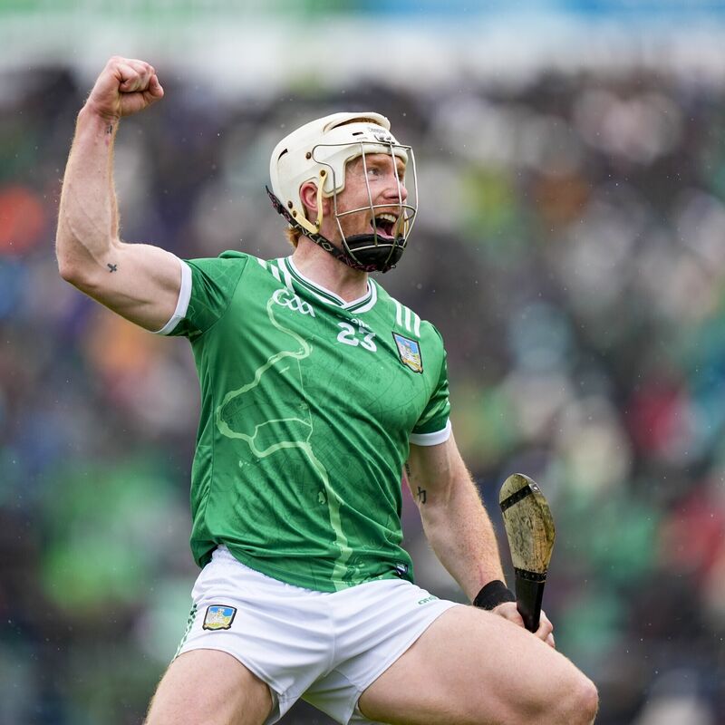 Cian Lynch of Limerick celebrates a score against Waterford. Pic: James Lawlor, Inpho Cian Lynch of Limerick celebrates a score against Waterford. Pic: James Lawlor, Inpho