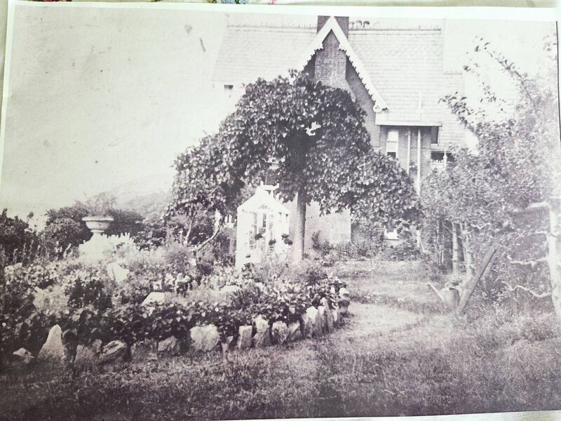 An old photo of Riverview House currently hangs within the house An old photo of Riverview House currently hangs within the house
