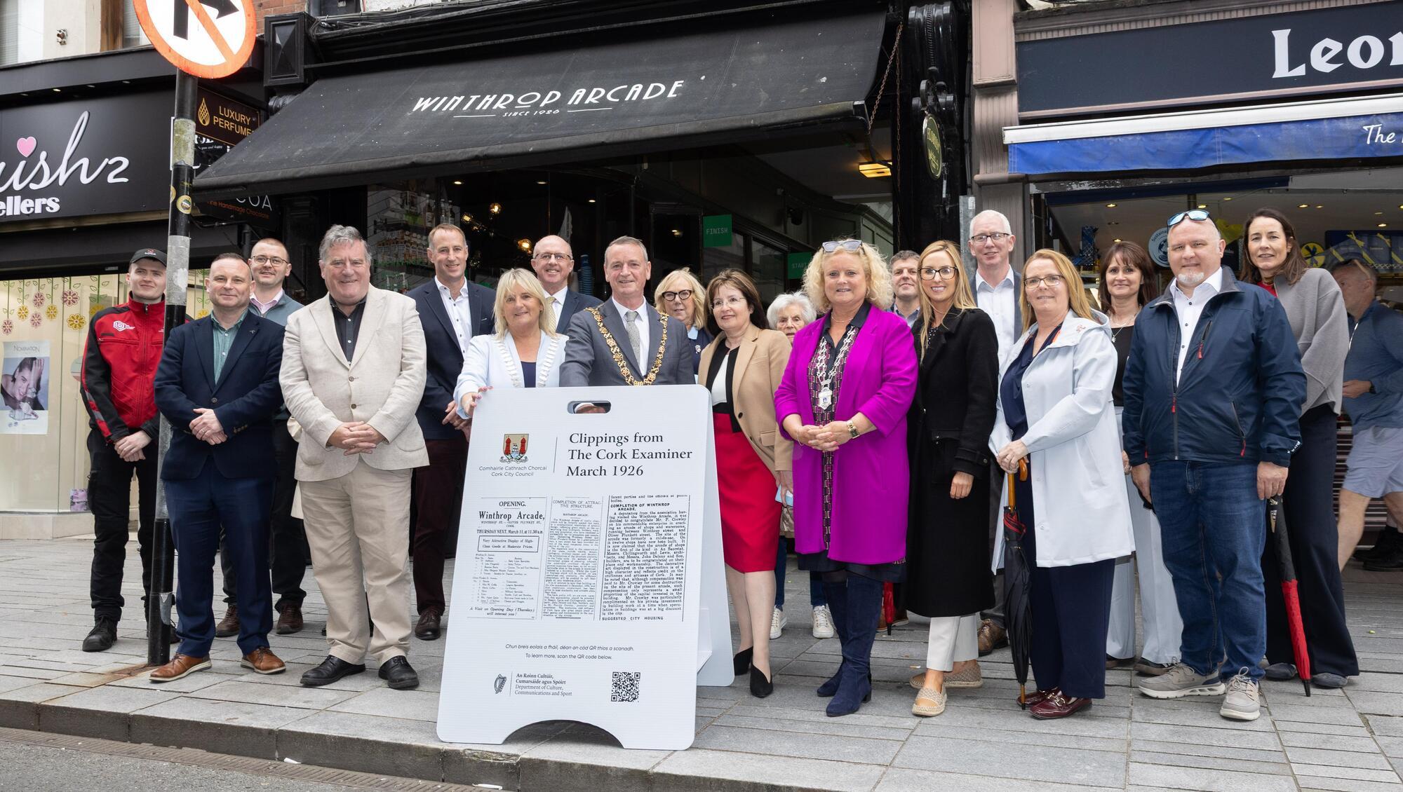 Cork's Winthrop Arcade celebrates centenary in style