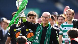 <p>Martin O'Neill has agreed a one-year deal to remain on as Celtic manager. The deal will include an option for a second season. Pic: Andrew Milligan/PA Wire.</p>