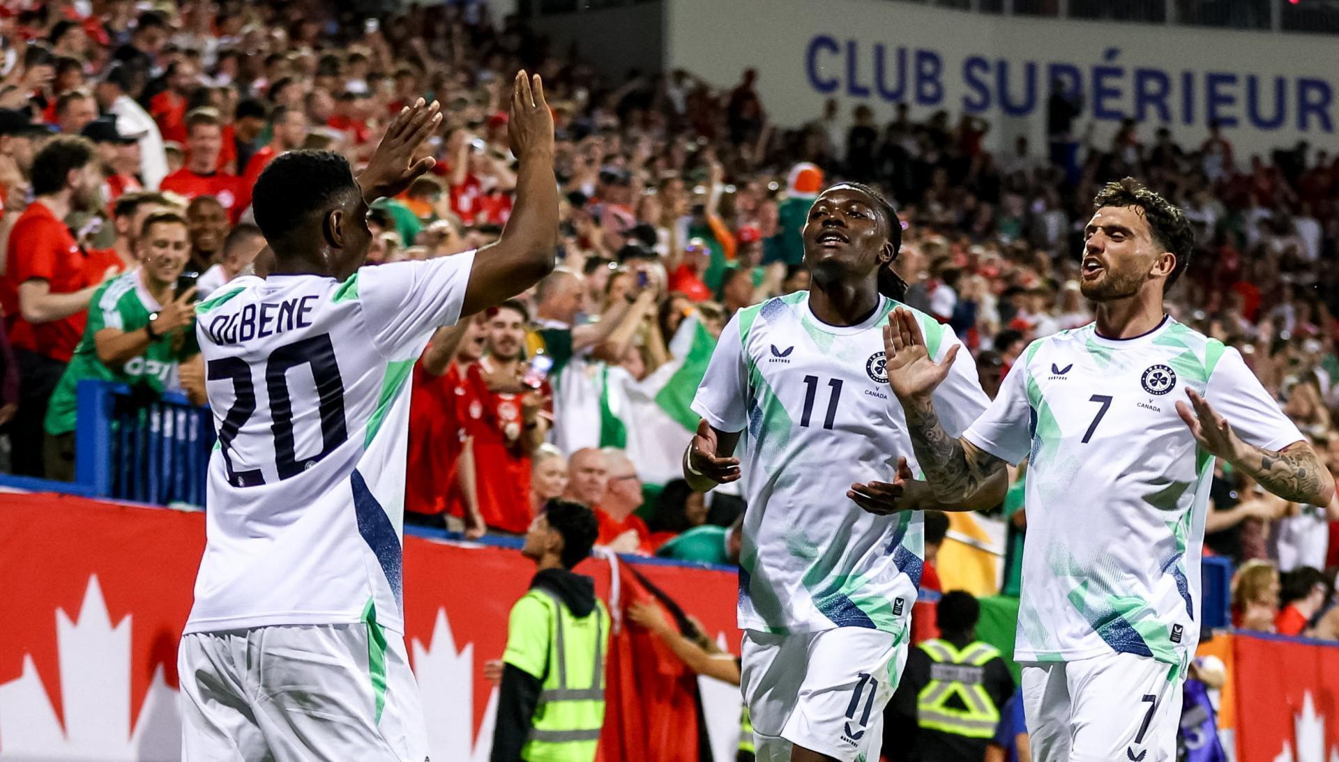 Hallgrímsson salutes Ireland resolve as Ogbene leads fightback in draw with Canada
