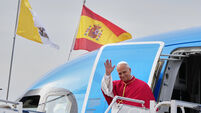 APTOPIX Spain Pope