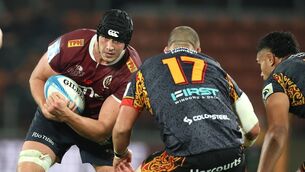 <p>Queensland's Joe Brial looking to power through in the Reds' Super Rugby quarter final against the Waikato Chiefs in Hamilton, New Zealand. Pic: Phil Walter/Getty Images</p> <p>Queensland's Joe Brial looking to power through in the Reds' Super Rugby quarter final against the Waikato Chiefs in Hamilton, New Zealand. Pic: Phil Walter/Getty Images</p>
