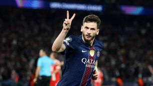 <p>Khvicha Kvaratskhelia of Paris Saint-Germain, who will be missing at this year's World Cup. Picture: Alexander Hassenstein/Getty Images</p>