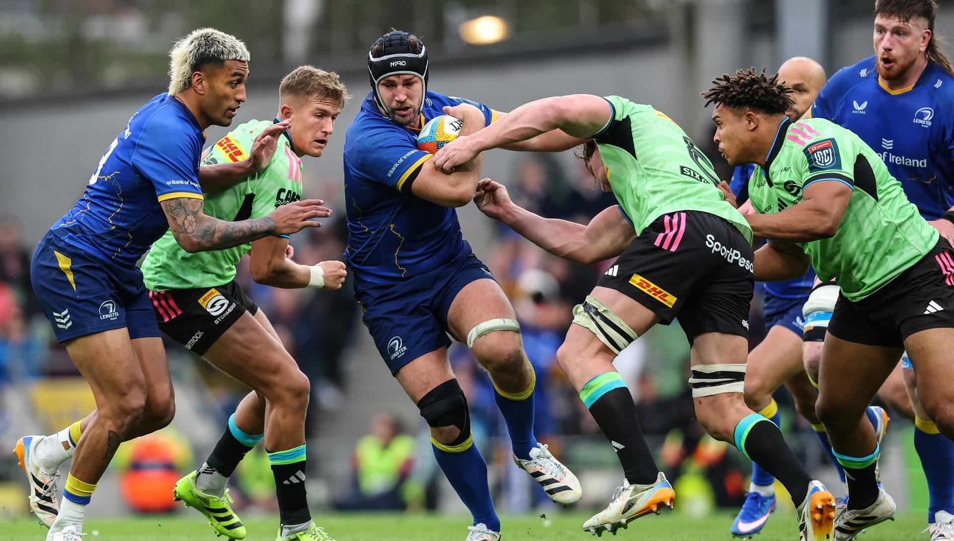 Leinster scramble over the line against scrappy Stormers and into URC final
