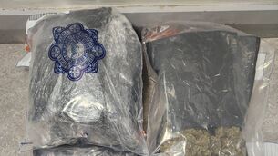<p>Drugs seized in Cobh on Saturday as part of Operation Tara. Picture: An Garda Síochána</p>