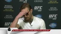 VIDEO: McGregor heartbroken by death of young fan