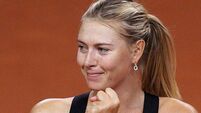 Sharapova powers through