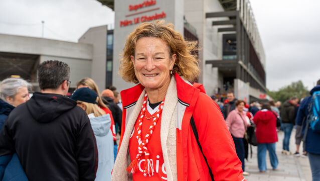 <p>Sonia O'Sullivan is confident of a Cork win in the Munster hurling final. Picture: Noel Sweeney</p>