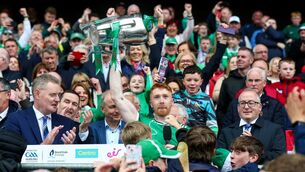 <p>CHAMPIONS AGAIN: Limerick's Cian Lynch lifts the Munster Senior Hurling Championship title. Pic: ©INPHO/James Crombie.</p> <p>CHAMPIONS AGAIN: Limerick's Cian Lynch lifts the Munster Senior Hurling Championship title. Pic: ©INPHO/James Crombie.</p>
