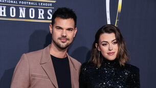 <p>Taylor Lautner and Tay Lautner have revealed they are expecting a baby girl (PA)</p>