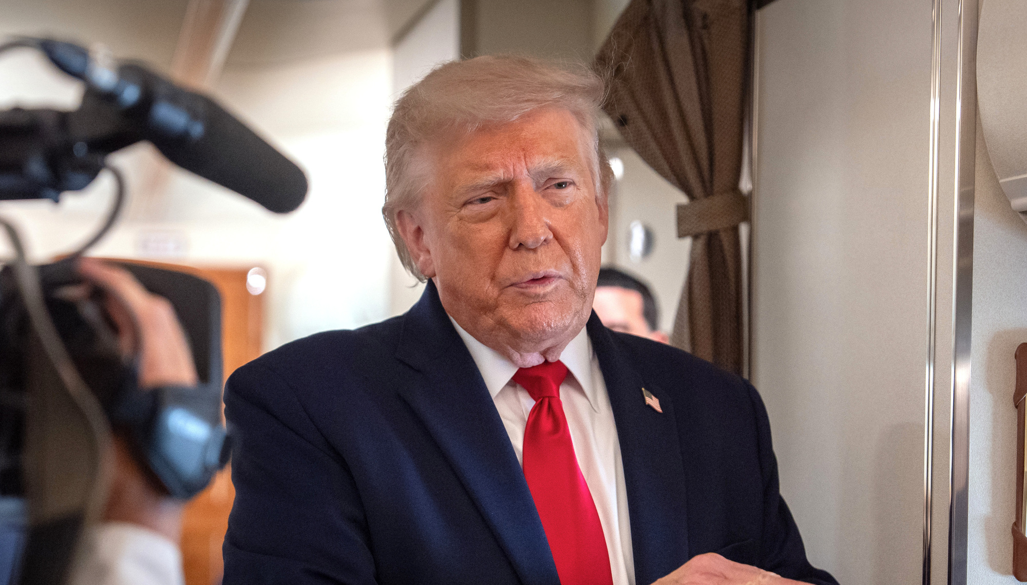 Trump walks out of interview with NBC’s Meet the Press after clash over election claims
