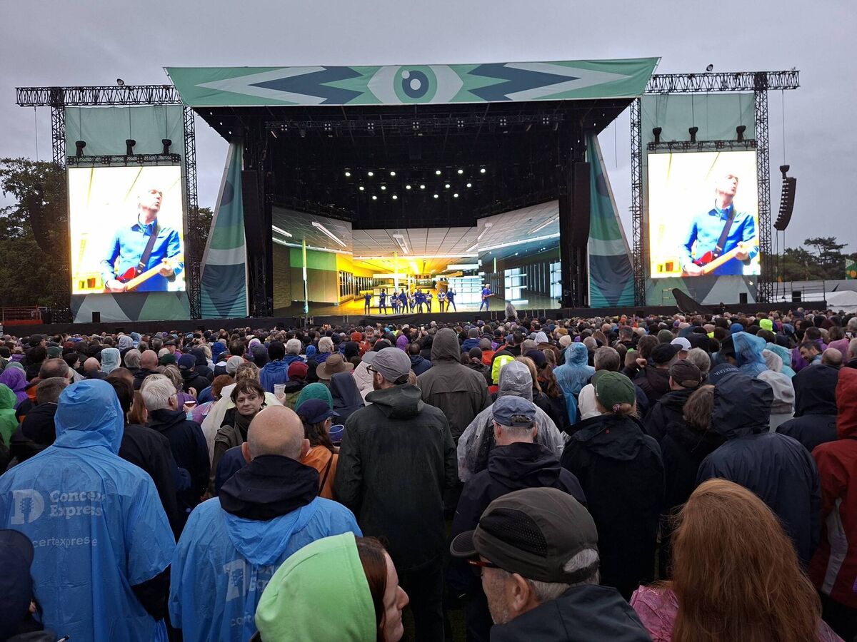 David Byrne at St Anne’s Park, Dublin. David Byrne at St Anne’s Park, Dublin.
