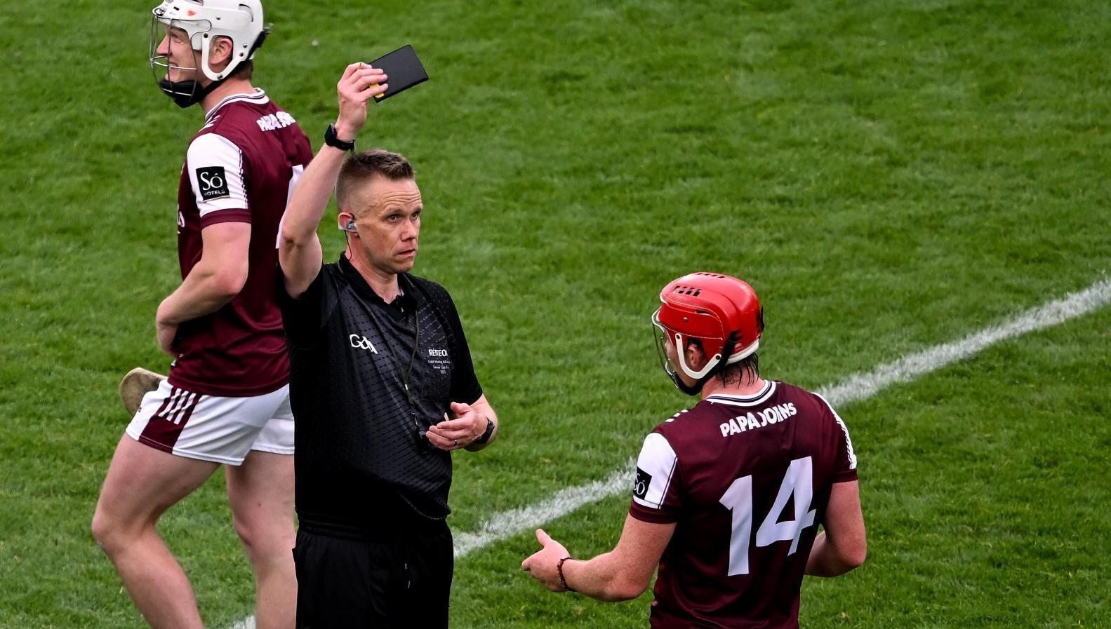 Galway's Conor Whelan 'shocked' by 'very harsh' black card he was shown in Leinster final