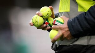 <p>Last week's Ireland v Qatar game was interrupted by protesters throwing tennis balls emblazoned with Stop The Game onto the Lansdowne Road pitch. Pic: ©INPHO/Laszlo Geczo</p> <p>Last week's Ireland v Qatar game was interrupted by protesters throwing tennis balls emblazoned with Stop The Game onto the Lansdowne Road pitch. Pic: ©INPHO/Laszlo Geczo</p>