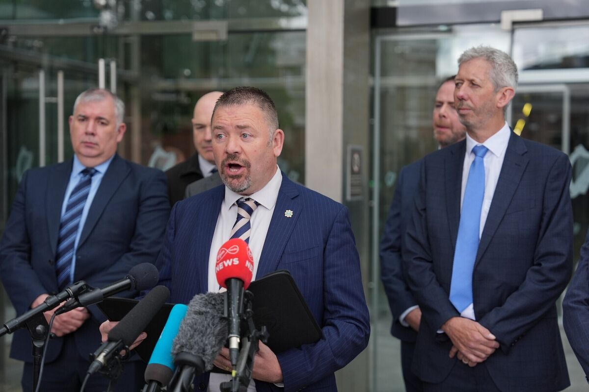Detective Superintendent Dave Gallagher speaking to the media outside the Special Criminal Court in Dublin. Picture: Niall Carson/PA Detective Superintendent Dave Gallagher speaking to the media outside the Special Criminal Court in Dublin. Picture: Niall Carson/PA