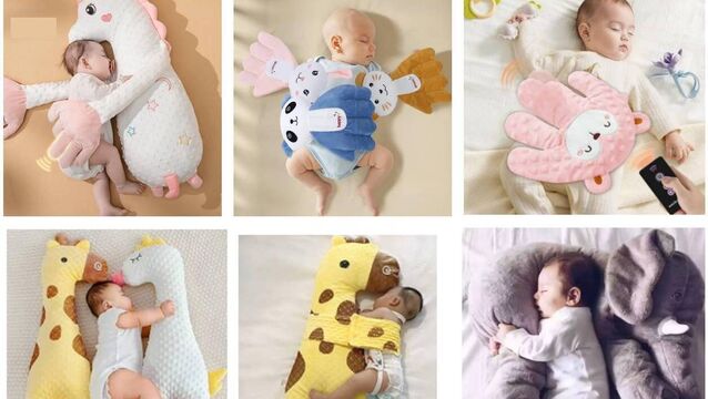 <p>Baby sleep pillows are large, colourful pillows with long ‘arms’ that wrap around the baby, and a weighted ‘hand’ that taps the baby’s back. The idea is that it mimics what a parent would do to soothe an unsettled infant, thereby giving mum or dad a few moments to draw breath. </p>