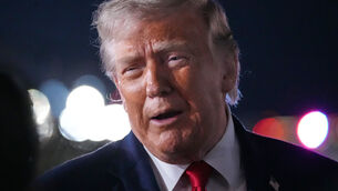 <p>US President Donald Trump (Mark Schiefelbein/AP)</p>