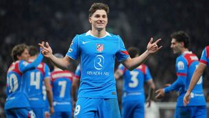 <p>Atletico Madrid's Julian Alvarez: in demand</p>
