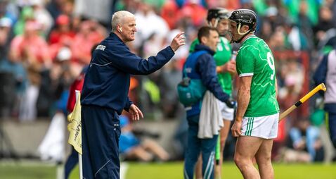 John Kiely with Darragh O'Donovan 7/6/2026