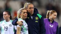 Denise O'Sullivan and Megan Connolly after the game 9/6/2026