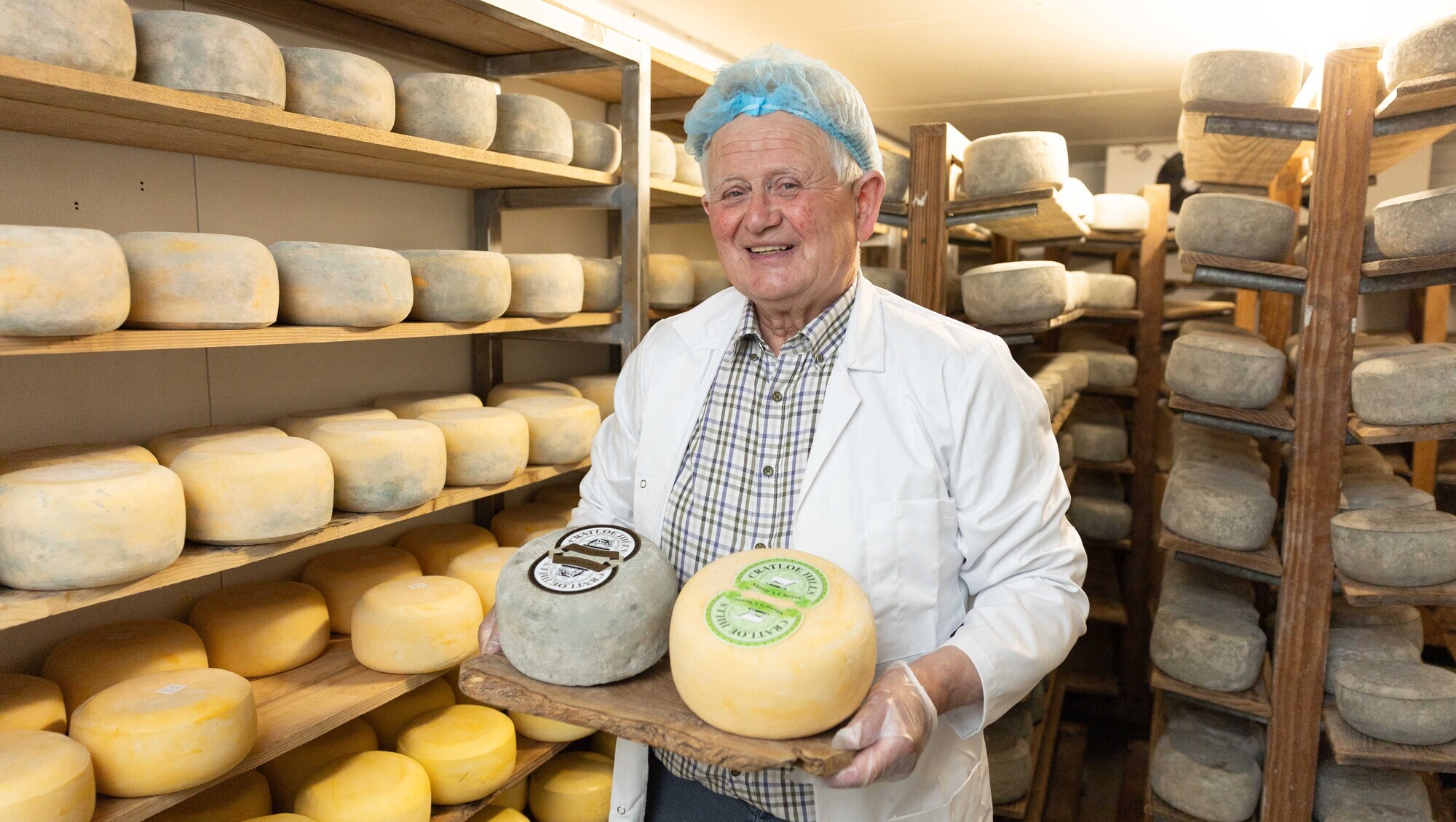 Sean Fitzgerald, Cratloe Hills Cheese at his farm in Co Clare. Picture : Eamon Ward