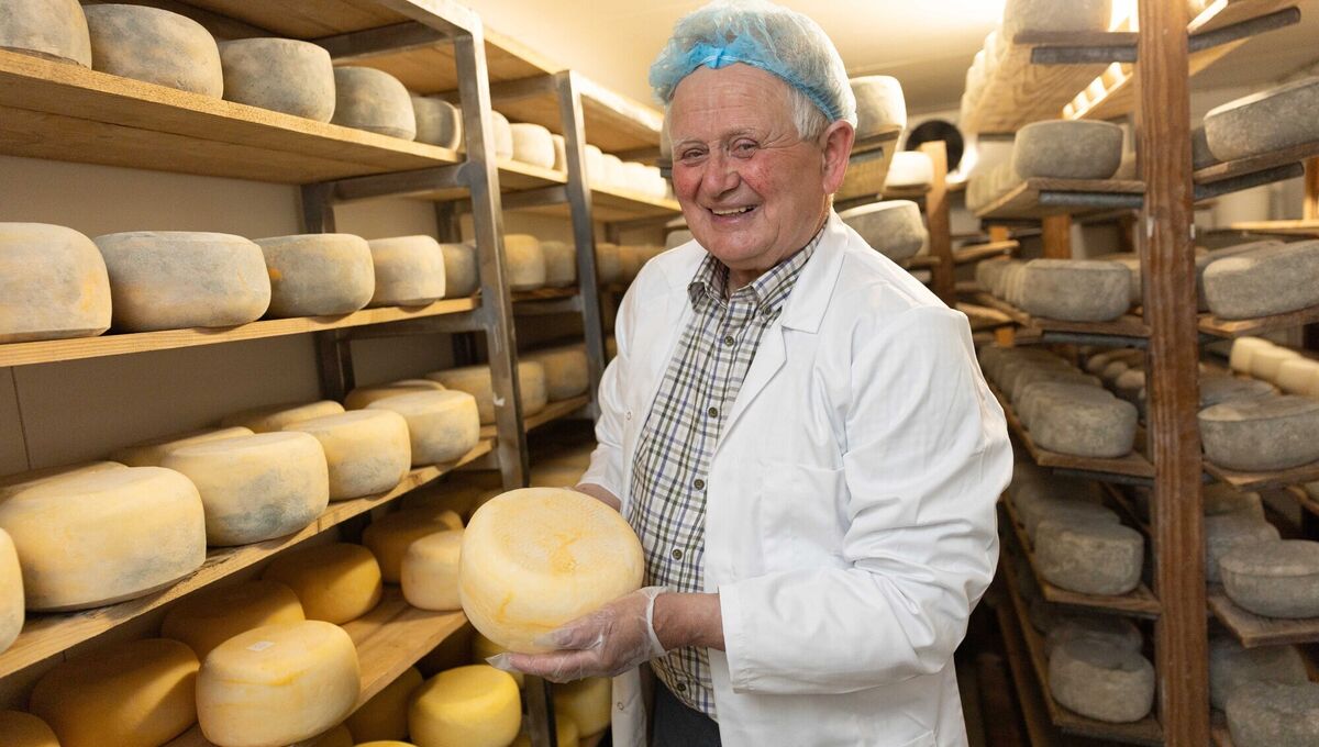 Sean Fitzgerald, Cratloe Hills Cheese at his farm in Co Clare. Picture: Eamon Ward Sean Fitzgerald, Cratloe Hills Cheese at his farm in Co Clare. Picture: Eamon Ward