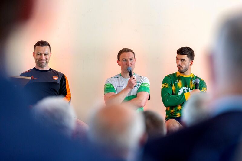 Aidan Forker, Tadhg Morley and Ciaran Caulfield. Pic: Tom O’Hanlon/Inpho