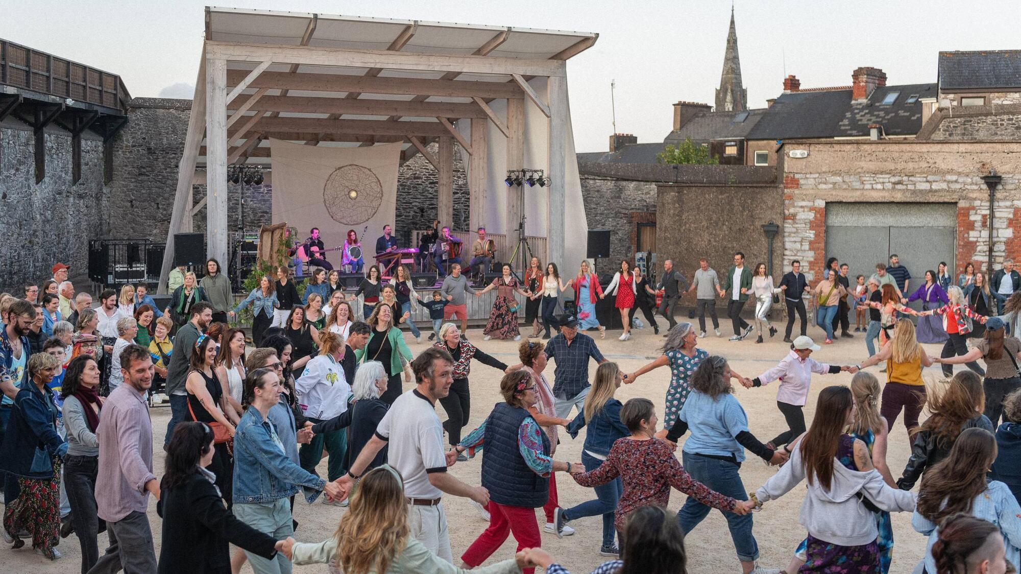 The Solstice Ceili takes place at Elizabeth Fort as part of Cork Midsummer Festival. Picture: Jed Niezgoda