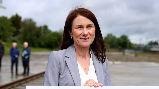 <p>Chief Executive of Iarnród Éireann, Mary Considine, confirmed <span lang="EN-US">they remain in contract with Indra, but they are looking at other options to deliver a traffic management system. </span>Picture Jason Clarke</p>