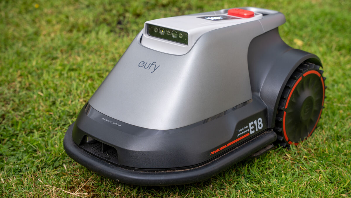 The Eufy E18 Robot Mower in action, demonstrating its advanced AI-powered, wire-free mowing technology. Picture: Noel Campion The Eufy E18 Robot Mower in action, demonstrating its advanced AI-powered, wire-free mowing technology. Picture: Noel Campion