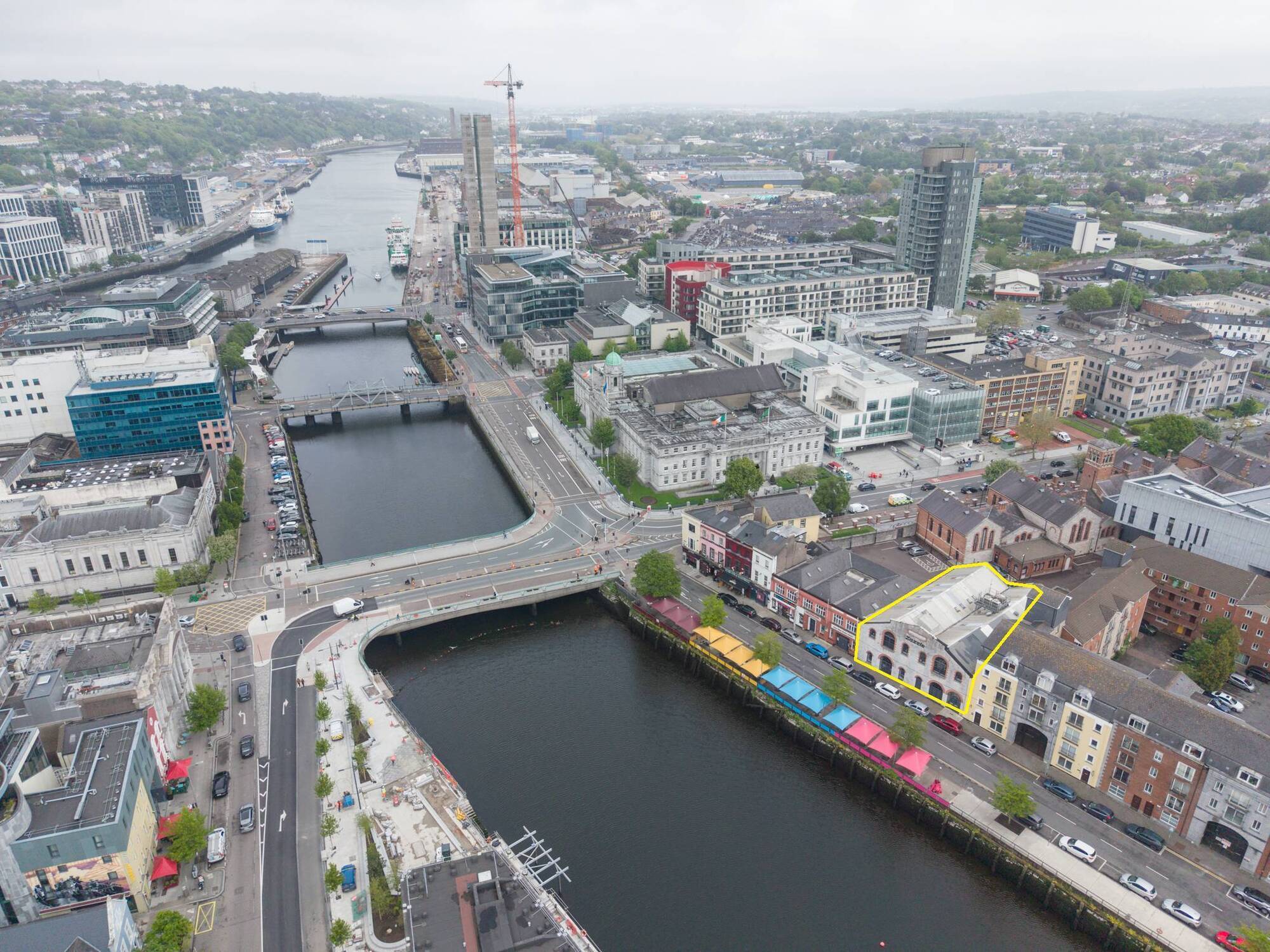 No 6 Union Quay, home to US online marketplace company Zazzle, and formerly known as Guinness House, is for sale or to let via Savills.