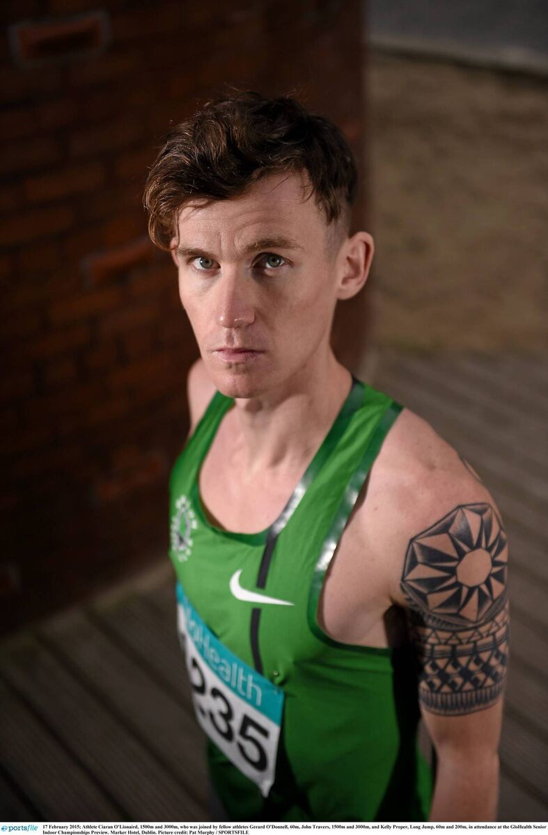 Athlete Ciaran O Lionaird. Pic: Pat Murphy / SPORTSFILE. Athlete Ciaran O Lionaird. Pic: Pat Murphy / SPORTSFILE.