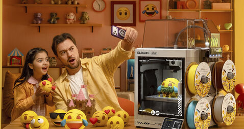 Elegoo and emoji® team up for a more expressive Centauri Carbon 2