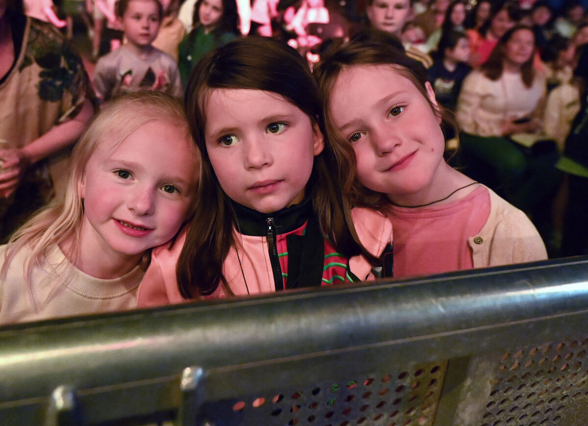  Evie Buckley, Ellie O'Donovan, and Phoebe O'Flynn, all from Passage, at the K Pop Forever! Tribute at The Marquee, Cork. Picture: Eddie O'Hare
