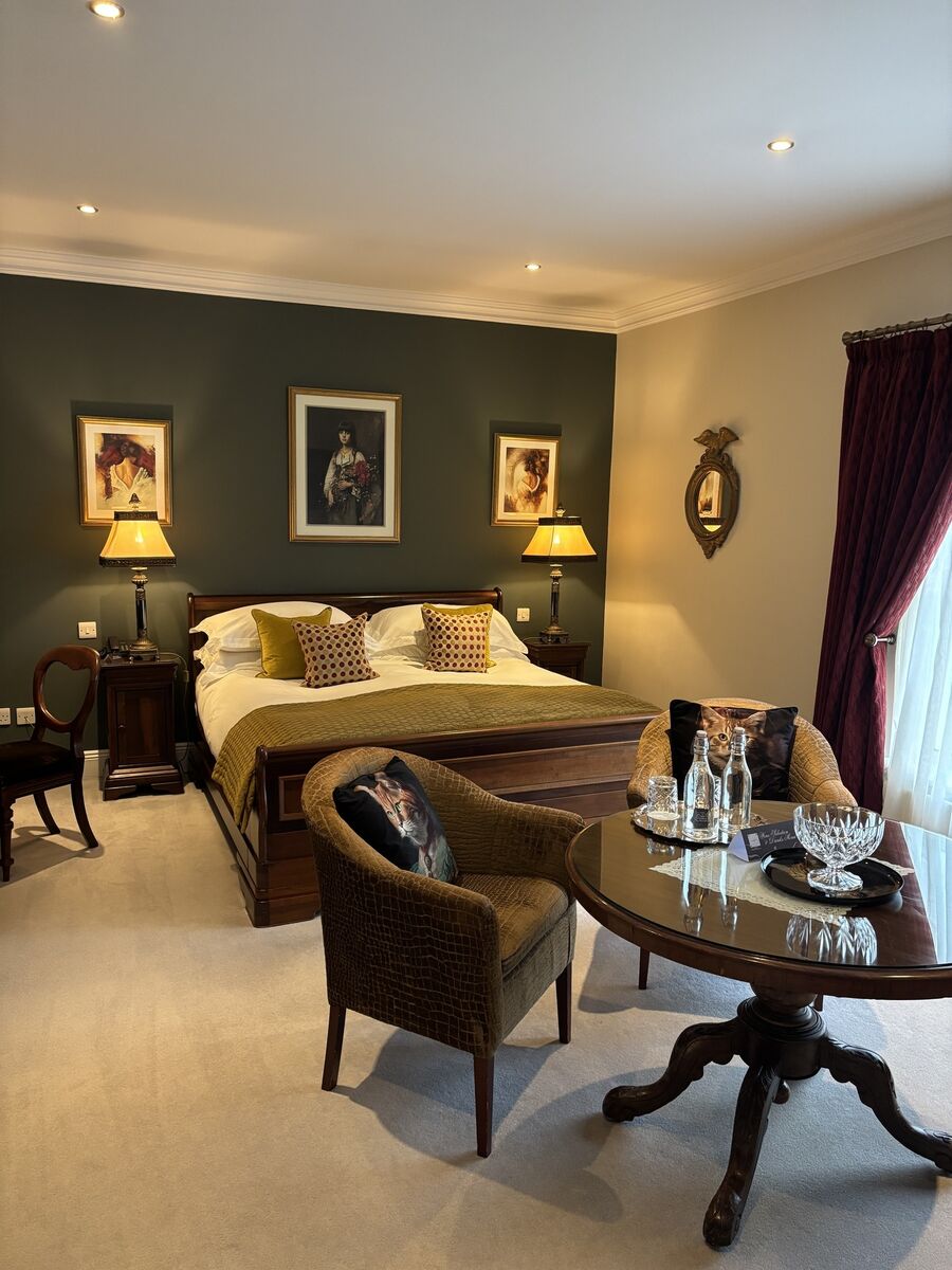 The rooms at Castlewood House offer luxurious tones and furnishings The rooms at Castlewood House offer luxurious tones and furnishings