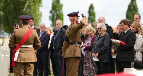 Belgium WWI Soldiers Burial